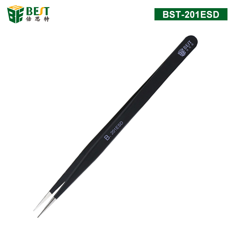 BST-201ESD 優(yōu)質鋼化防靜電鑷子