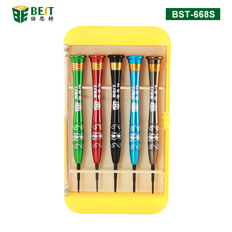 BST-668S  五合一螺絲套批 螺絲刀套裝 專業(yè)電腦手機維修工具