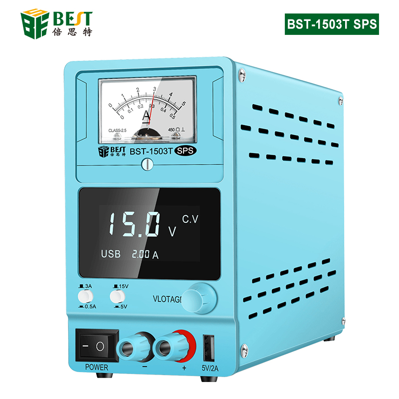 BST-1503T SPS 線性直流穩(wěn)壓電源 固測可調(diào)直流穩(wěn)壓電源15V/3A筆記本電腦手機維修電源